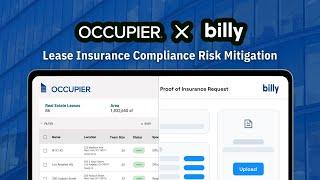 Occupier & Billy Bridge the Lease Insurance Compliance Gap