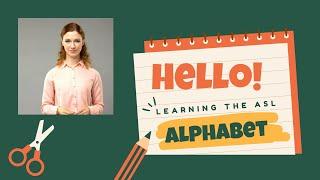 Sign language - ALPHABET for kids