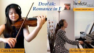 Dvořák: Romance in F major, Op. 11 | Clara Kim, violin; Beilin Han, piano