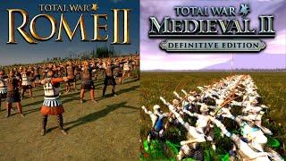 Medieval II vs. Rome II Total War Archers