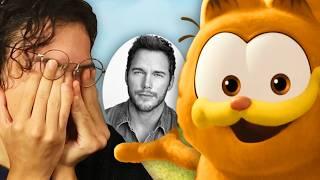 we watched Chris Pratt's Garfield... it's interesting...