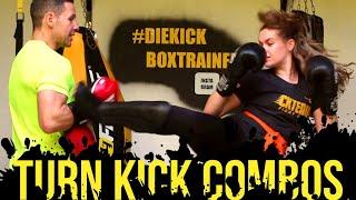 Die 2 besten Drehkick Kombinationen. Kickboxen lernen in Köln und in Bonn