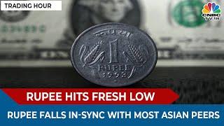 Rupee Falls To Fresh All-Time Low Amid Strong Dollar, Persistent FII Selling | Trading Hour