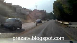 VERY DANGEROUS,GREEK NATIONAL ROAD ATHENS-PATRA 2011 (PART1).wmv