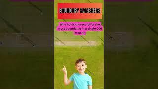 Boundary Smashers #riddles #sportsquiz #cricketshorts