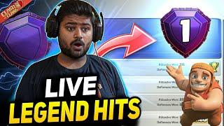 CLASH OF CLANS LEGEND HITS DAY 13 TH16 LIVE