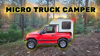 TOUR MY MICRO TRUCK CAMPER (Worlds Smallest)