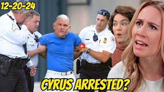 ABC Full [12-20-2024] General Hospital full Episode: Cyrus Taken into Custody for Dex’s Death!