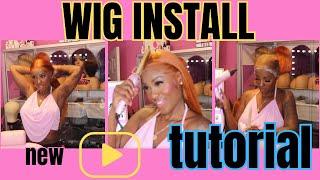 Pinky Bling Wig Installation Tutorial check out my music @pinkyblingvevo7189