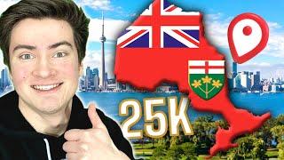 Almost World Record? ONTARIO GeoGuessr Speedrun | Canada 25Ks Episode 8