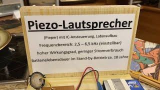 Piezo-Lautsprecher, Funktion und Aufbau