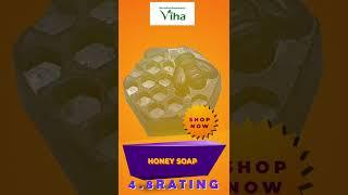 Handmade Organic Viha Honey Soap | Viha Handmade Soaps | Anitha Kuppusamy Skin Care