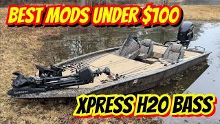 Easy Xpress H20 Bass Upgrades: Cheap DIY mods to my aluminum bass boat