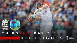 Smith's 95 Drives England Ahead | Highlights - England v West Indies Day 2 | Rothesay Test 2024