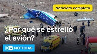  DW Noticias 28 diciembre: Putin se disculpa por siniestro de avión  [Noticiero completo]