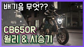 CB650R 윌리 & 간단 시승기 l 4기통 네이키드 입문 니가 최고다