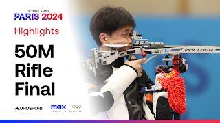 Yukun Liu wins Gold | Shooting 50m Rifle Three Positions Highlights | #Paris2024