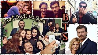 Kıvanç Tatlıtuğ - Farah Zeynep Abdullah - Kurt Seyit Ve Şura Team (Backstage) 2014.