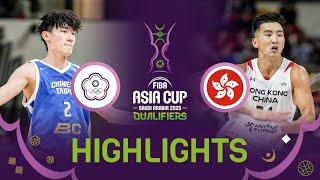 Chinese Taipei roll past Hong Kong at home | Highlights | FIBA Asia Cup 2025 Qualifiers