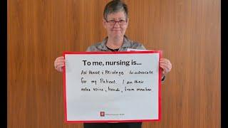 To me, nursing is...