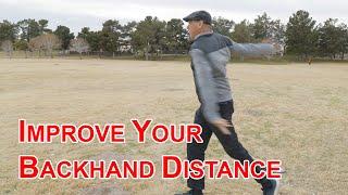 Top Three Tips For Maximum Backhand Distance