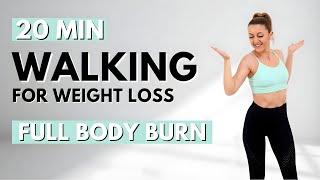 20 Min STEADY STATE WALKING for WEIGHT LOSSALL STANDINGNO JUMPINGKNEE FRIENDLYLISS WORKOUT