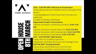Women Ascension Open House