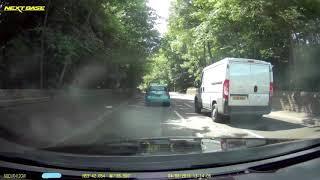 Maniac van driver nearly kills motorcyclist - CA16 MWK