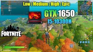 GTX 1650 laptop : Fortnite Season 7 - All Settings