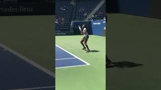 Coco Gauff US Open 2019 practice session