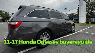 2011 - 2017 Honda odyssey common issues