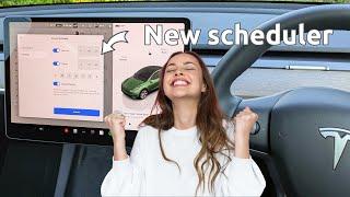 Tesla's new charging & preconditioning scheduler (2024.26.3.1 in July 2024)