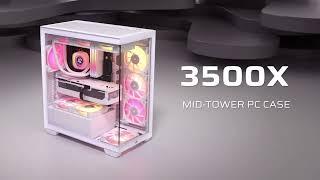 CORSAIR 3500X Cases - Cool, Clear, Captivating