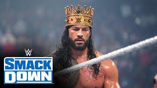 Roman Reigns gets crowned after his match against King Woods: SmackDown, Nov. 12, 2021