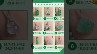 翡翠成品鑒賞｜爱上翡翠吊坠款式，邂逅优雅与魅力。#jadeite #raw #jewelry #翡翠 #緬甸玉