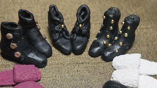MINI VICTORIAN LADIES BOOTS & SLIPPERS from Polymer Clay-Little Gretchen's Workshop