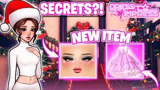 NEW MAKEUP and NEW MAP?! ALL NEW SNEAK PEEKS in CHRISTMAS UPDATE Dress to Impress!