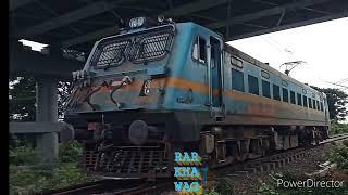 RARE VISITOR IN SR ZONE | LIGHT ENGINE KHANALAMPURA WAG7 ELS | HEADING TO TIRUVARUR JN