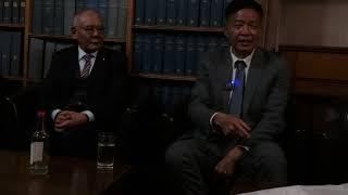 སྲིད་སྐྱོང་སྤེན་པ་ཚེ་རིང་གིས་ཨོག་སི་པོར་ཊ་གསུང་བཤད། Sikyong Penpa Tsering at Oxford University