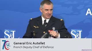 Gen. Eric Autellet, French Deputy Chief of Defence, speaks at the NATO STO Symposium
