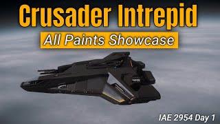 Crusader Intrepid All Paints Showcase | Star Citizen IAE 2954 Day 1