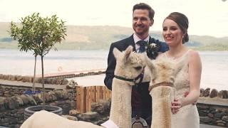 Alpaca Wedding Video - Lodge on the Loch -  Louise And Gordon