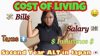 COST OF LIVING as a SECOND YEAR ALT WORKING for INTERAC| COST of LIVING in JAPAN 