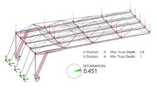 Grasshopper Structure Optimization | Karamba / Galapagos - Adrian Herk