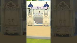 Castle Bed | Sims 4 | No CC | Buil Tip  | Tutorial #sims4