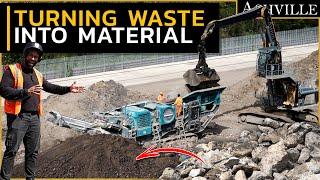 How A CRUSHER Works to Create RECYCLED MATERIAL