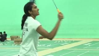 PV Sindhu Practice at Pullela Gopichand Academy Exclusive