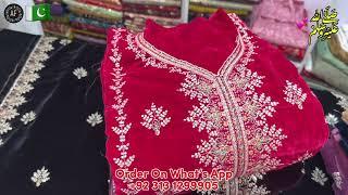 *RABI UL AWAL MEGA SALE*️ Arshad fabrics Presents * VELVET ELEGANT DESIGNS*