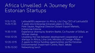 "Africa Unveiled: A Journey for Estonian Startups" Part II