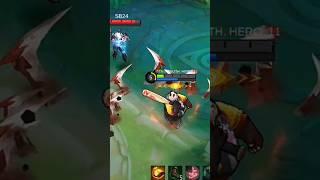 Enemy trying to kill Akai #mobilelegends #MOB2 #mlbb #Akai #shorts